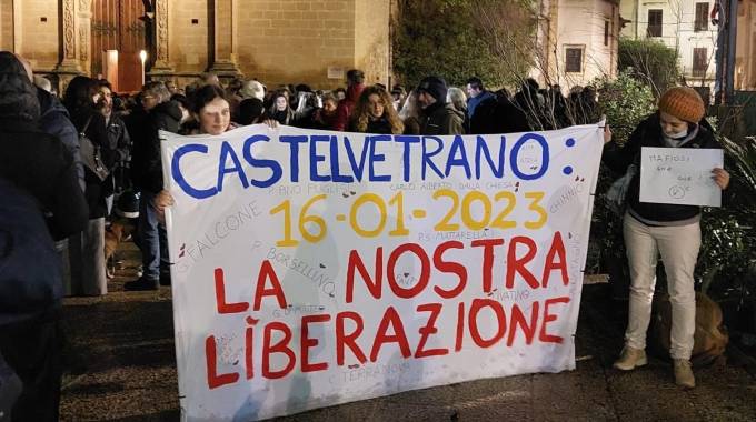 Manifestazione contro la mafia a Castelvetrano e Campobello di Mazara