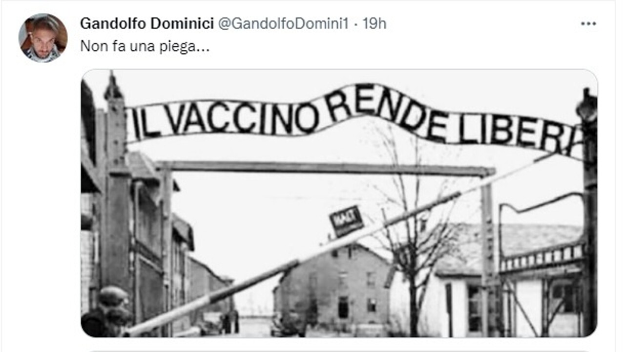 Docente no vax associa vaccino ad Auschwitz: è polemica a Palermo
