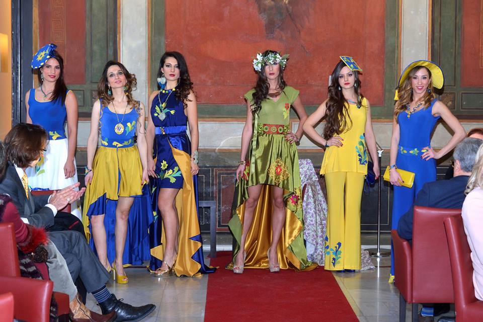 "Le quattro stagioni", le modelle sfilano al Caffè del teatro Massimo di Palermo