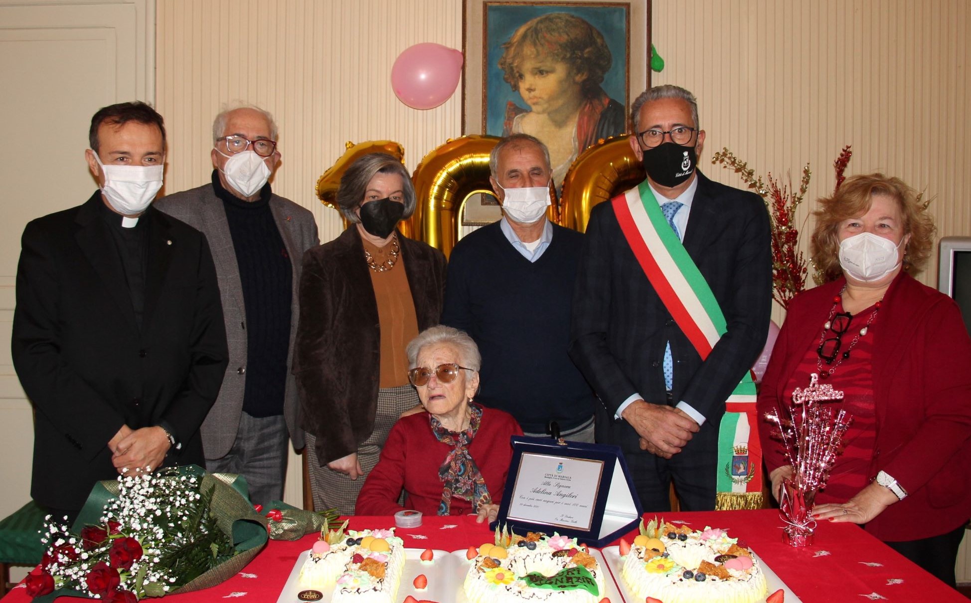 Marsala, nonna Adelina ha compiuto 100 anni: gli auguri dell'amministrazione comunale