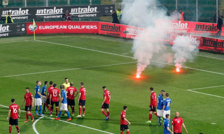 La Federcalcio dell'Albania chiede scusa per il comportamento dei tifosi a Palermo