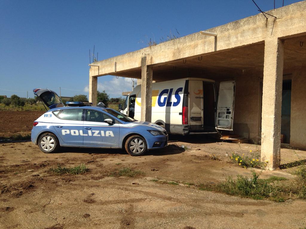 Rubato autocarro della Gls a Ragusa, ritrovato a Noto