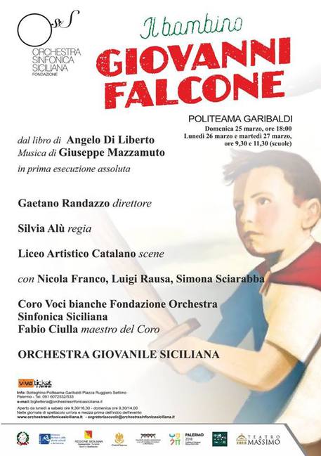 Lo spettacolo Il bambino Giovanni Falcone debutta a Palermo