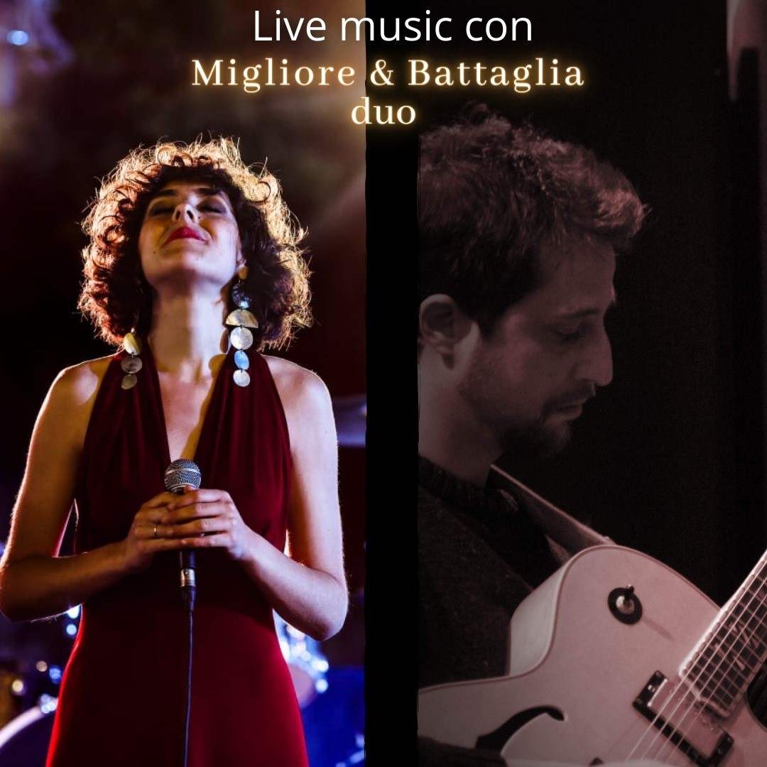 Palermo, musica e gastronomia venerdì 20 da Bollicina con "Migliore & Battaglia Duo"