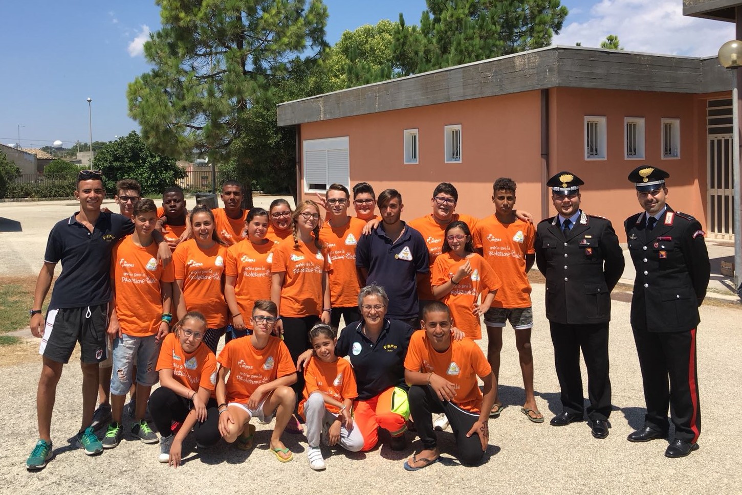 I carabinieri di Noto incontrano i ragazzi della Protezione civile
