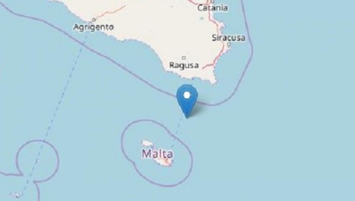 Terremoto 3.4 registrato alle 11,30 nel Canale di Sicilia
