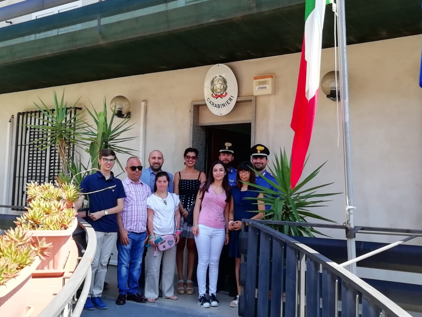Studenti in visita di istruzione dai carabinieri di Melilli