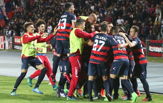 Catania fuori dalla Coppa Italia, rossazzurri castigati da una doppietta di Liguori