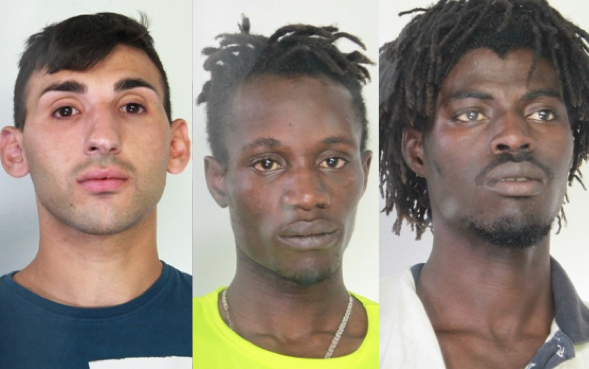 Catania, dallo spaccio di droga al furto di ciclomotore: tre arresti