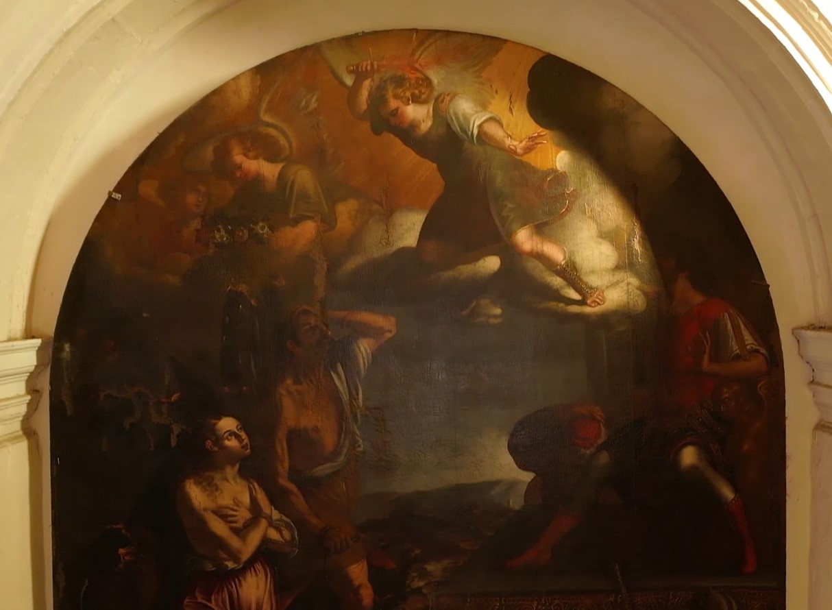 Modica, Chiesa Collegiata S,Maria: al via il restauro del dipinto di Santa Caterina d’Alessandria 
