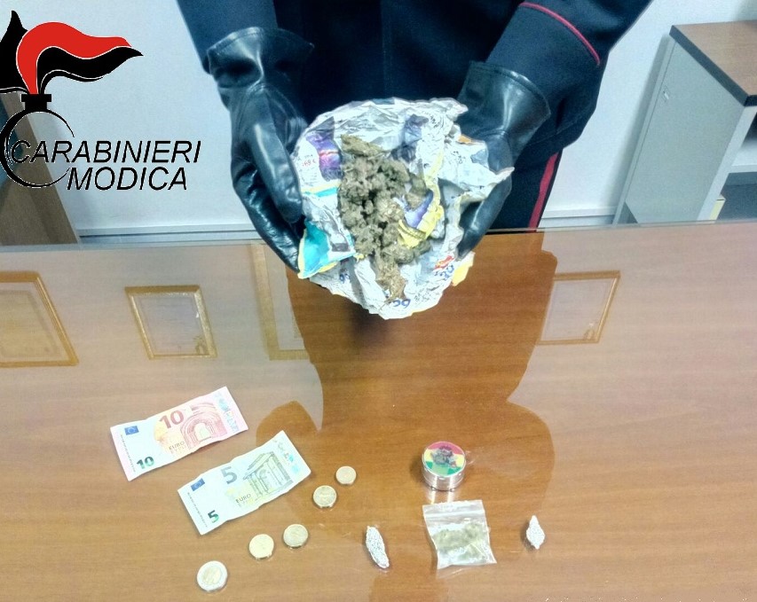 Pozzallo, droga: arrestato dai carabinieri un giovane spacciatore