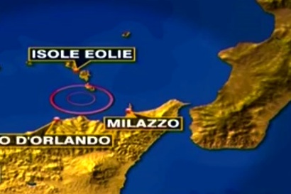 Scossa di terremoto nel cuore della notte a largo delle Isole Eolie