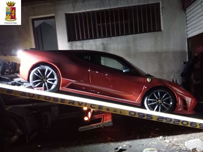 Trovata la Ferrari 'sparita' sequestrata a un medico di Catania