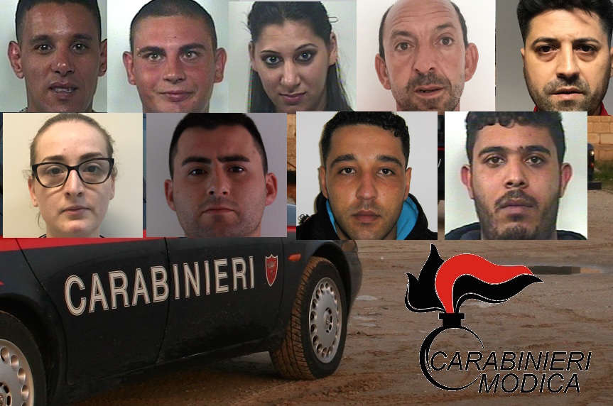 Droga, spaccio tra Modica e Catania: nove arresti