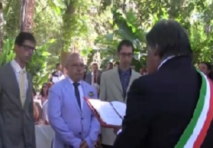 Palermo, celebrato a Villa Trabia il primo matrimonio gay