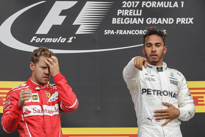 Formula 1, nel Gran Premio del Belgio vince Hamilton su Vettel