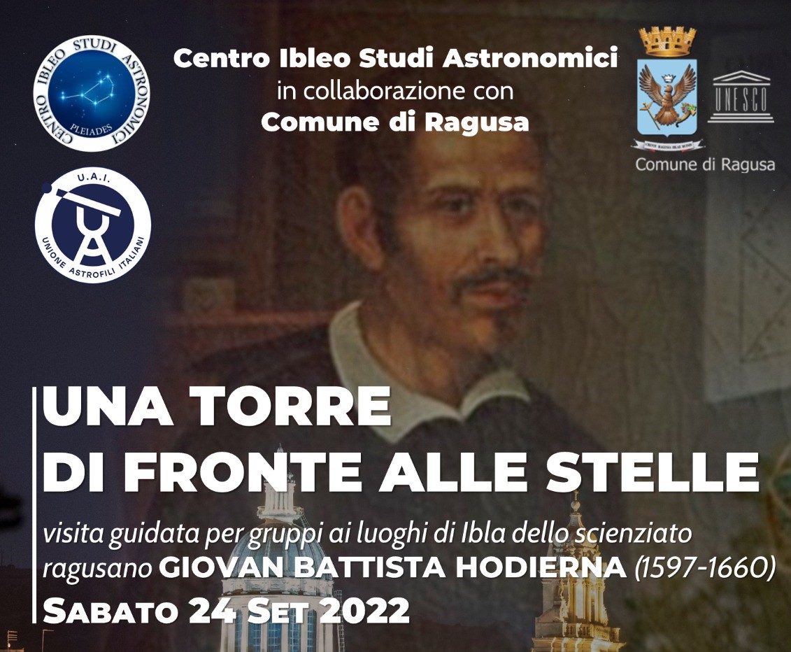 Ragusa, sabato 24 una serata dedicata allo scienziato Gian Battista Hodierna
