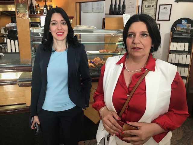L'ex ministra Lucia Azzolina a Solarino: "E' l'ora di un sindaco donna" (VIDEO E FOTO)