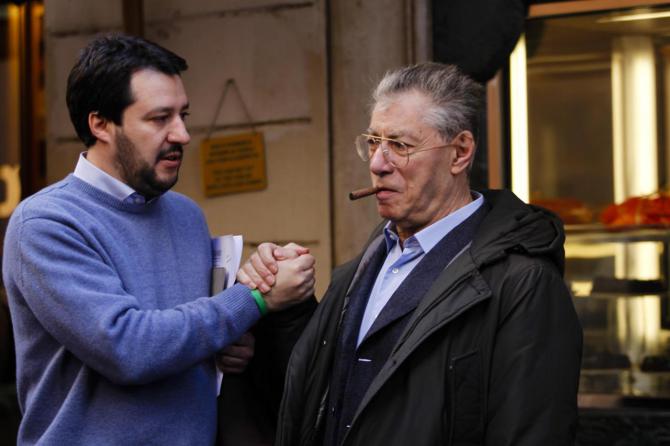Lega, Bossi rimane critico sull'apertura di Salvini verso il Sud