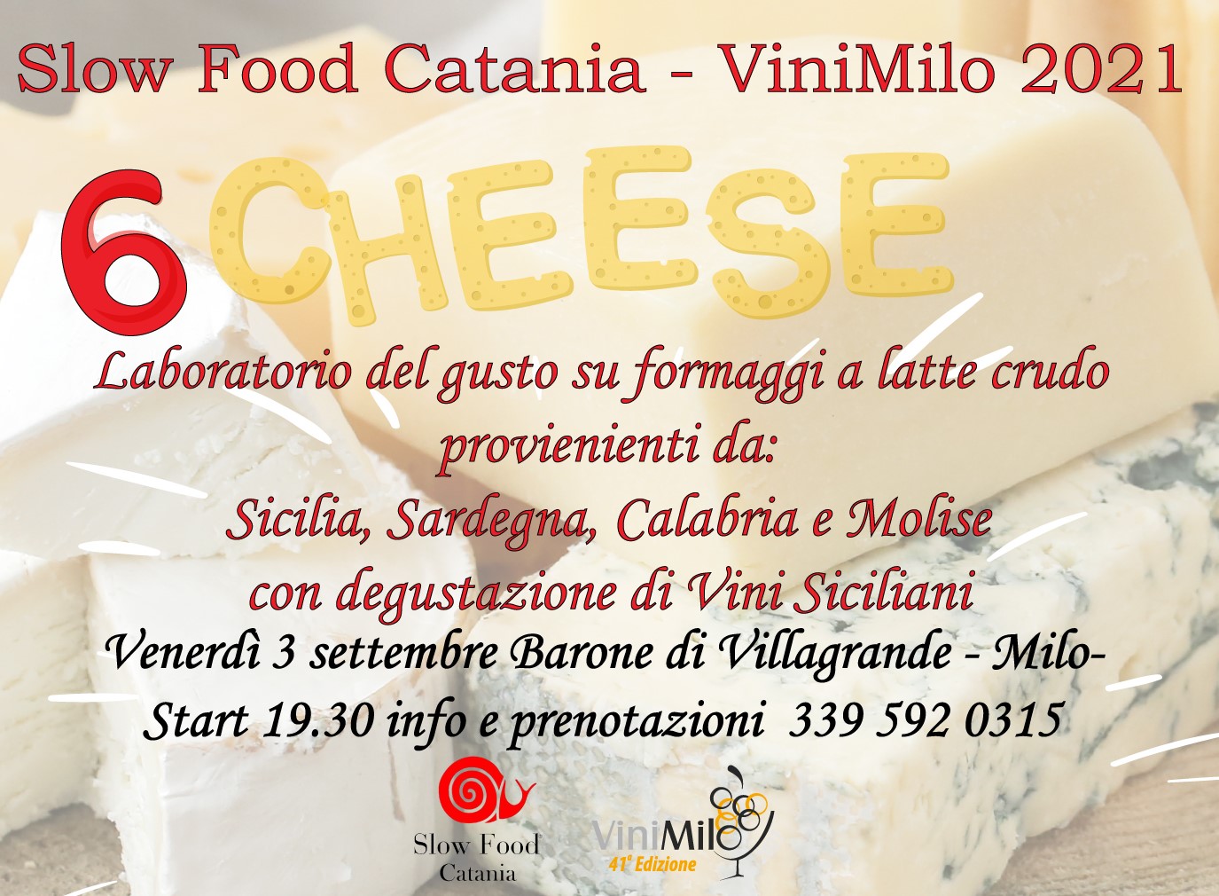 6 Cheese: a Milo il 3 settembre appuntamento con il laboratorio del gusto 