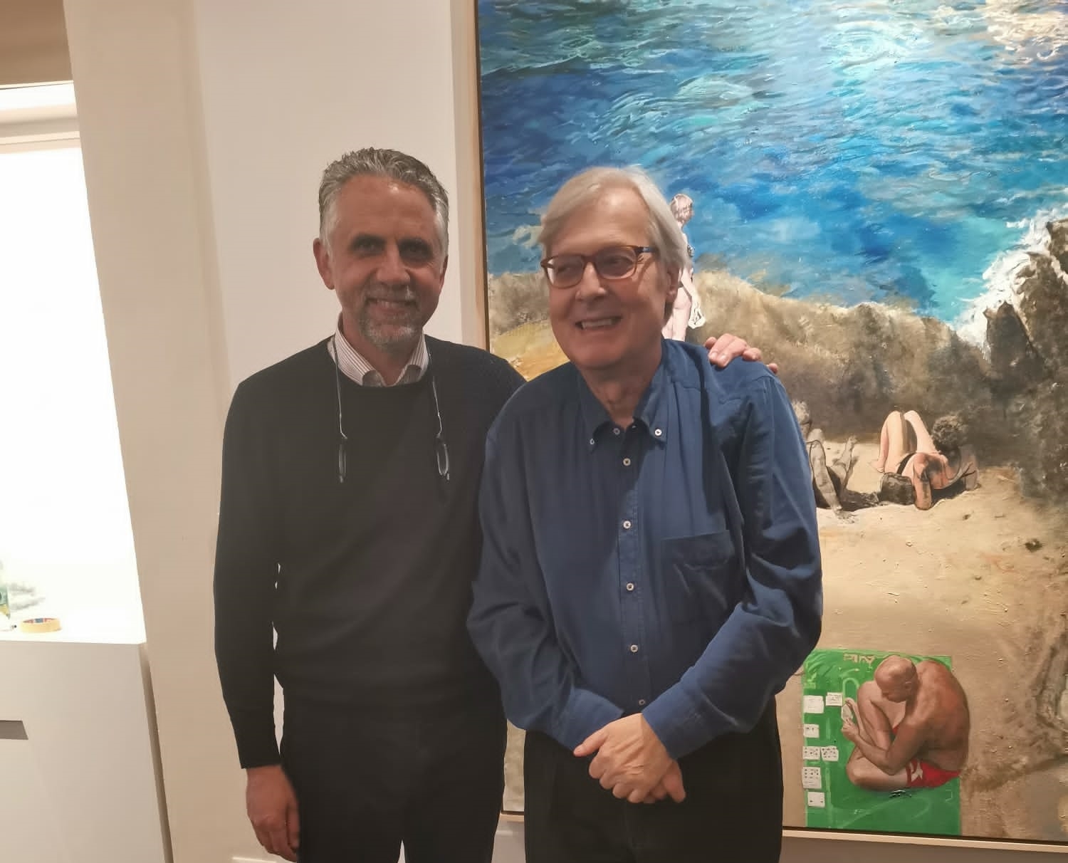 Modica, Vittorio Sgarbi visita in anteprima la mostra “Le cento Sicilie”