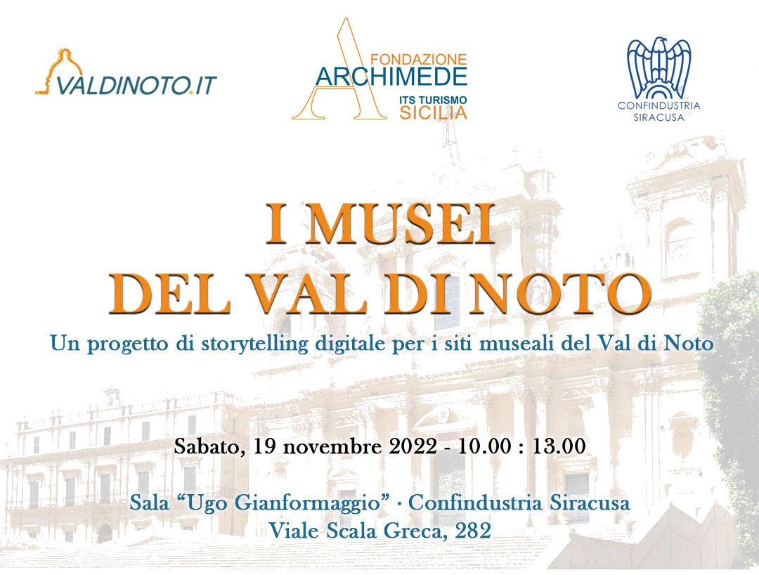 Siracusa, seminario sul progetto di storytelling digitale legato ai siti museali del Val di Noto