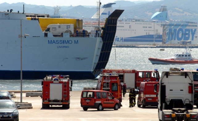 Incendio sul traghetto per Olbia, tutti salvi i 113 passeggeri