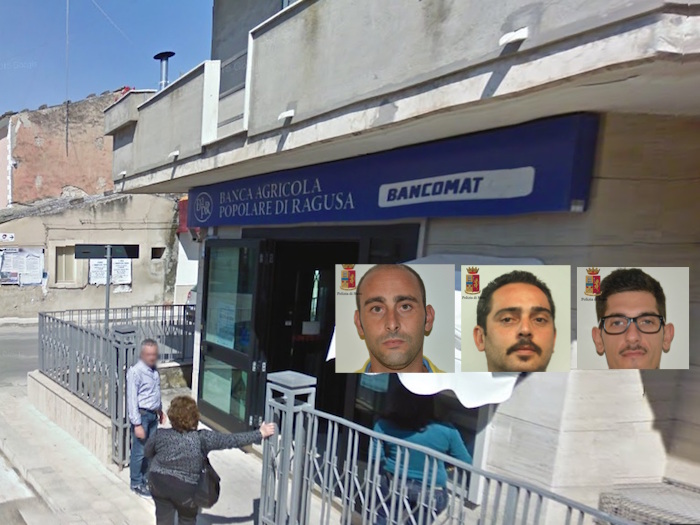 L'assalto alla Popolare di Ragusa, arrestati 3 presunti banditi 