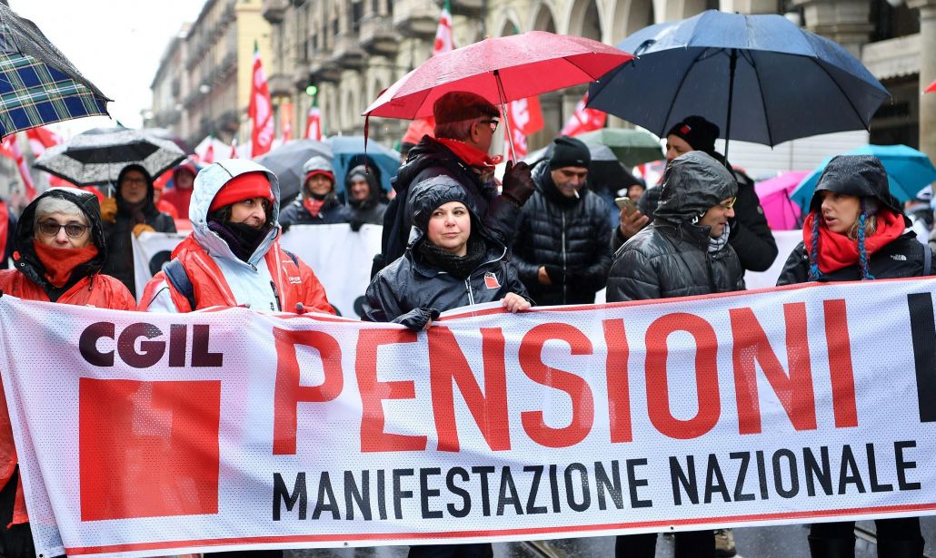 Pensioni, domani manifestazione dei sindacati ad Agrigento