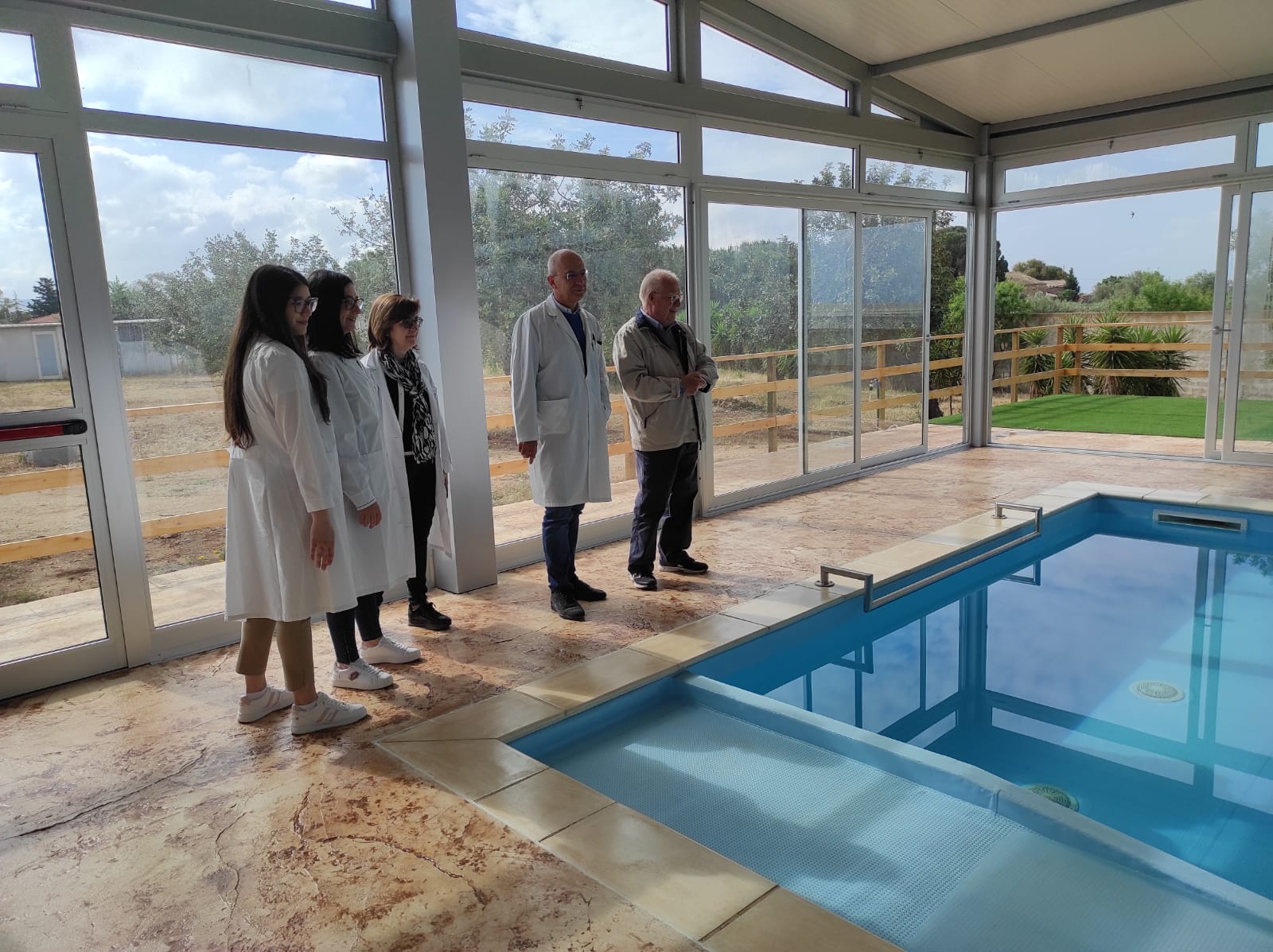 Vittoria, presentata alla città la piscina riabilitativa ALEA donata da Marli Giamporcaro e Guido Noè 