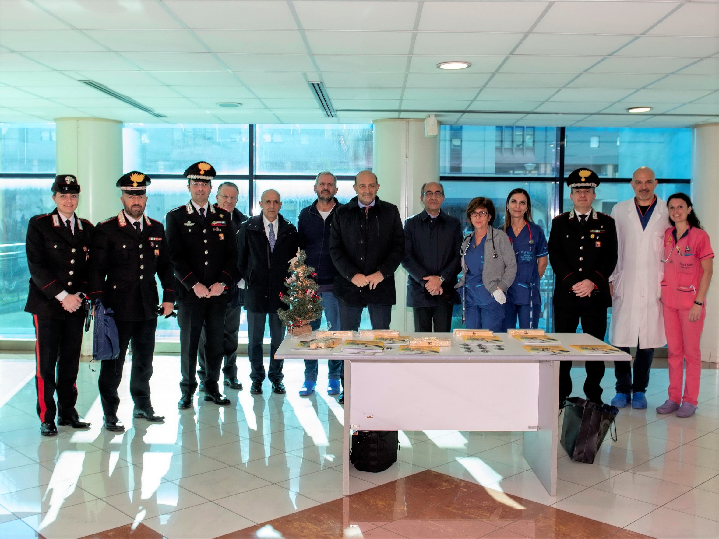 Catania, doni dei Carabinieri ai piccoli degenti dell’Oncologia  del Policlinico 