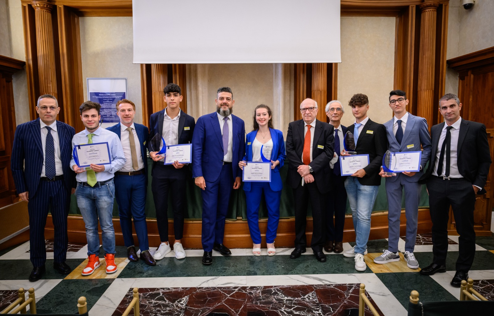 Sielte: premiati al Senato i giovani siciliani vincitori del Premio Giuseppe Turrisi