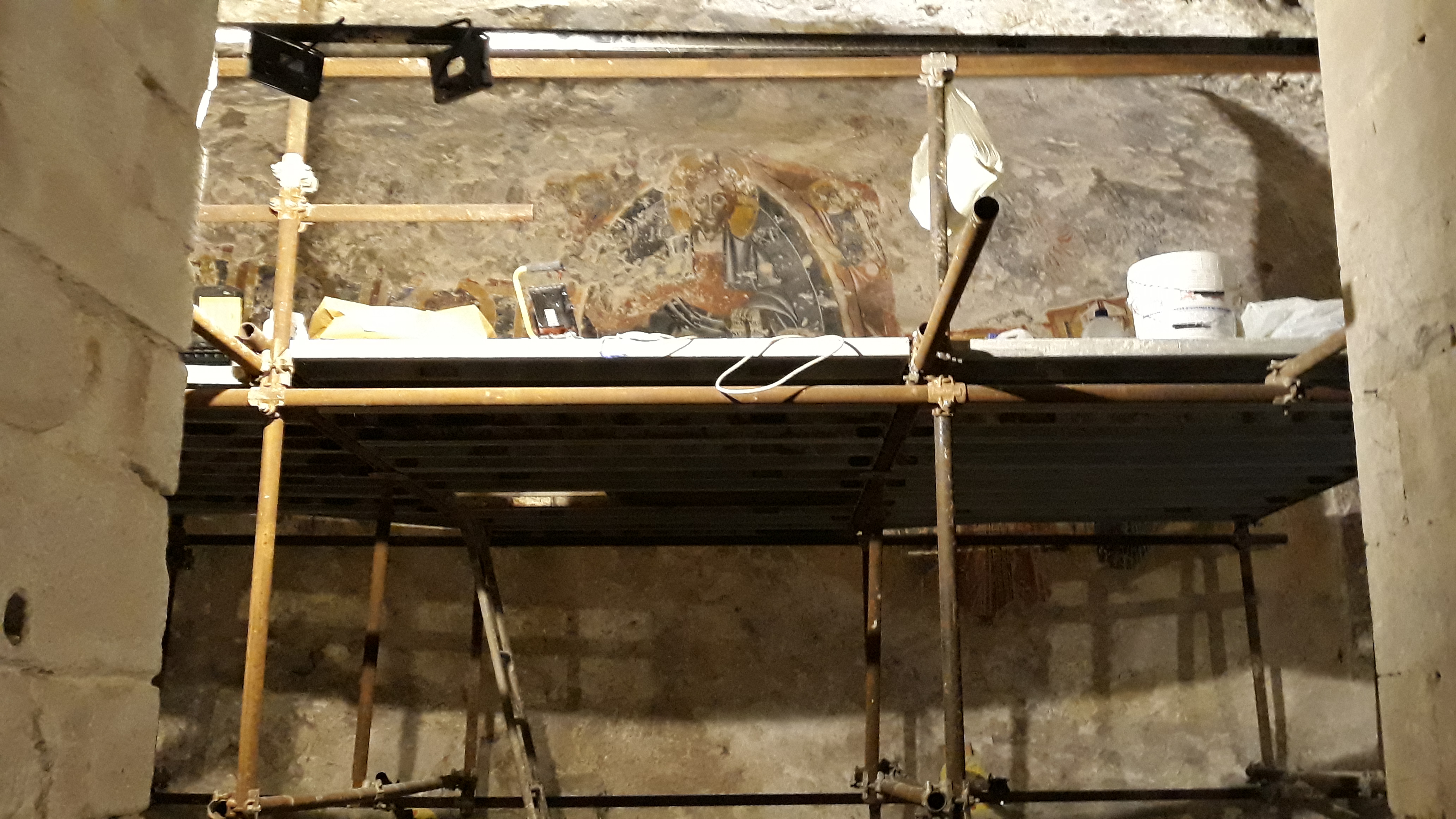 Modica, continuano i lavori di restauro della chiesa rupestre di San Nicolò Inferiore