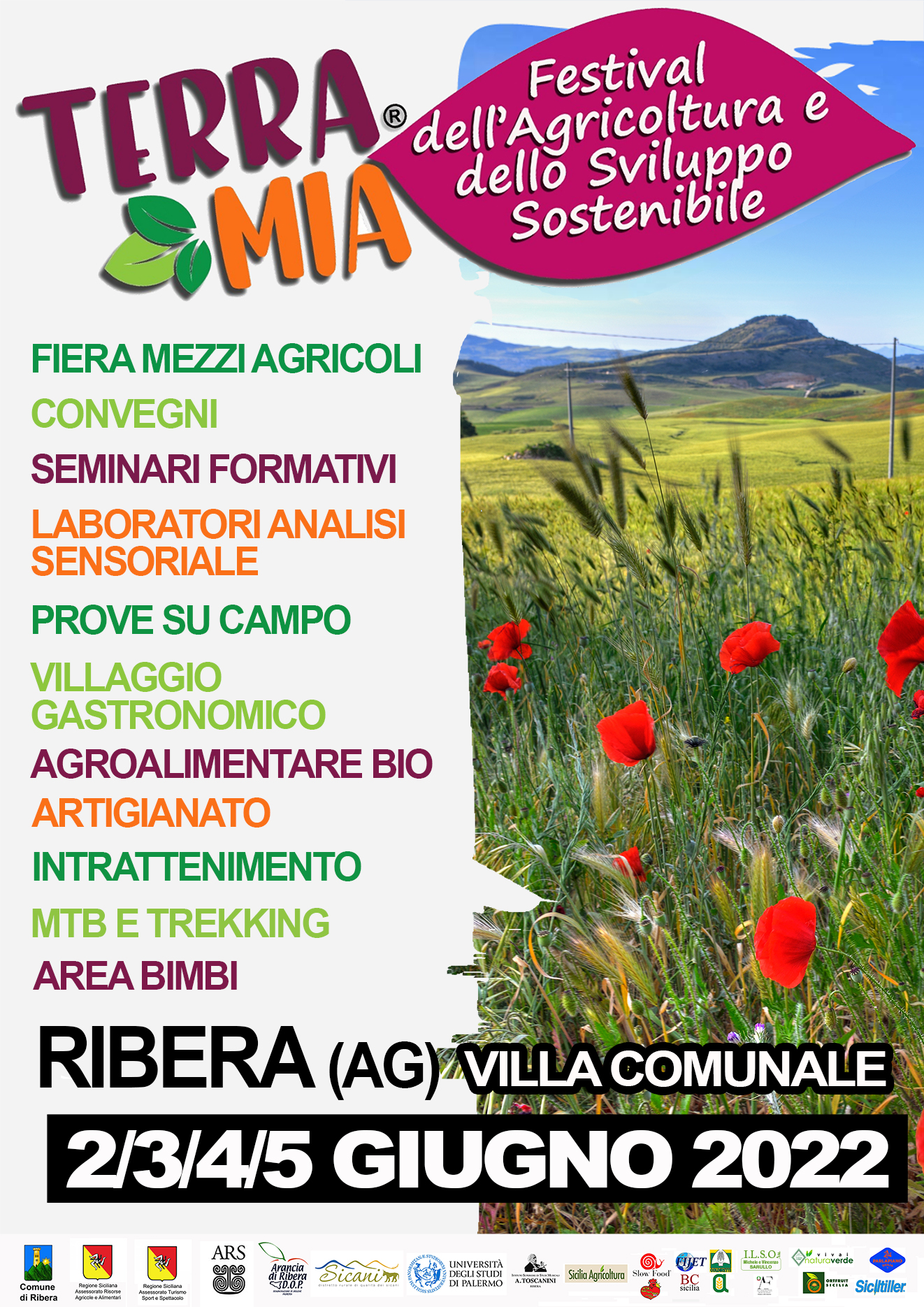 Ai nastri di partenza “Terra Mia” Festival dell’agricoltura e dello sviluppo sostenibile” di Ribera