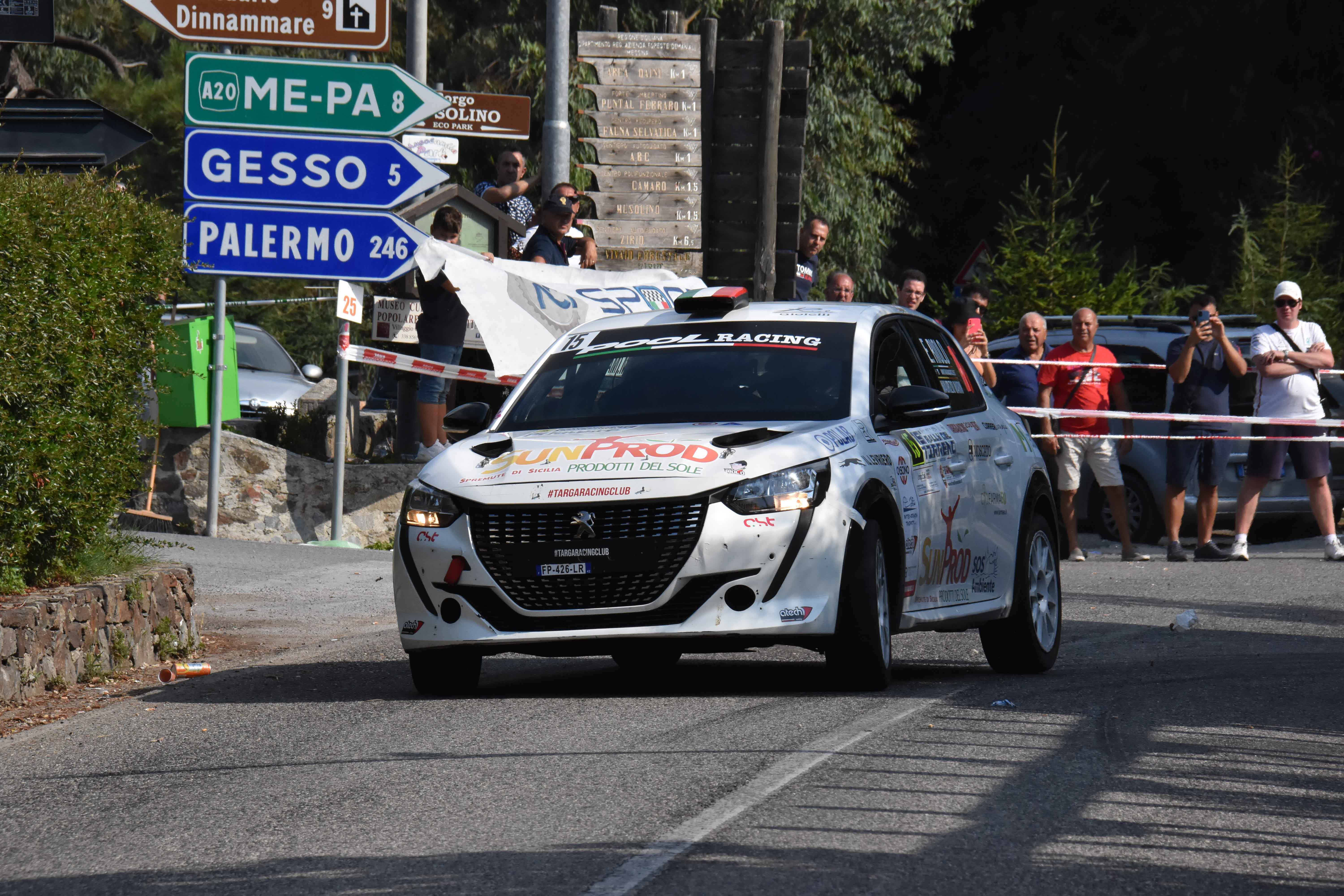 Automobilismo, a Cerda Riolo e Marin sul podio del 19° Rally del Tirreno al volante della Peugeot 208