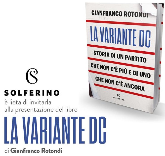 Palermo, si presenta a Villa Zito il libro di Gianfranco Rotondi "La variante DC"