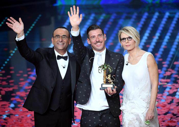 Sanremo, vince Gabbani e volano gli ascolti nella serata finale: 12 milioni