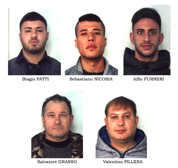 Ladri in azione a Catania: 5 persone arrestate dai carabinieri 