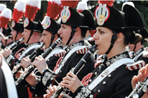 La Fanfara dei carabinieri  in concerto al Palajonio di Augusta