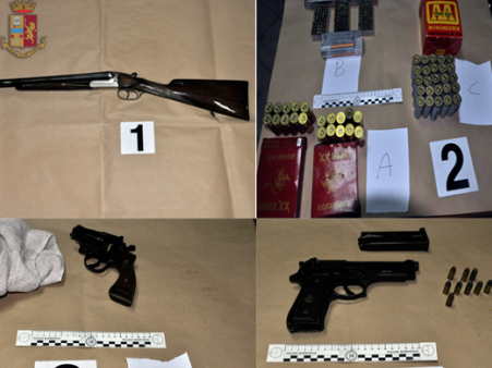 La polizia di Augusta indaga per maltrattamenti ma trova armi e droga
