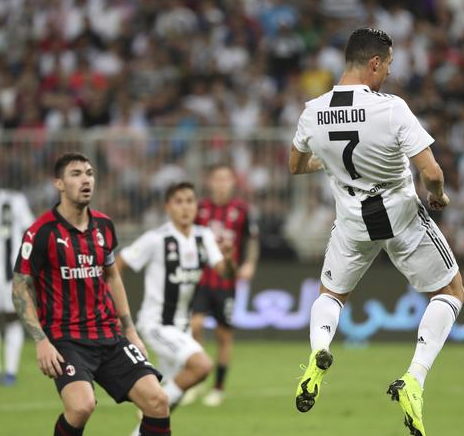 Supercoppa alla Juventus: contro il Milan decide Ronaldo