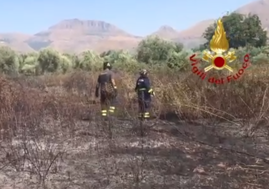 Incendi, 60 ettari in fumo a Monreale: danni ad abitazioni e auto