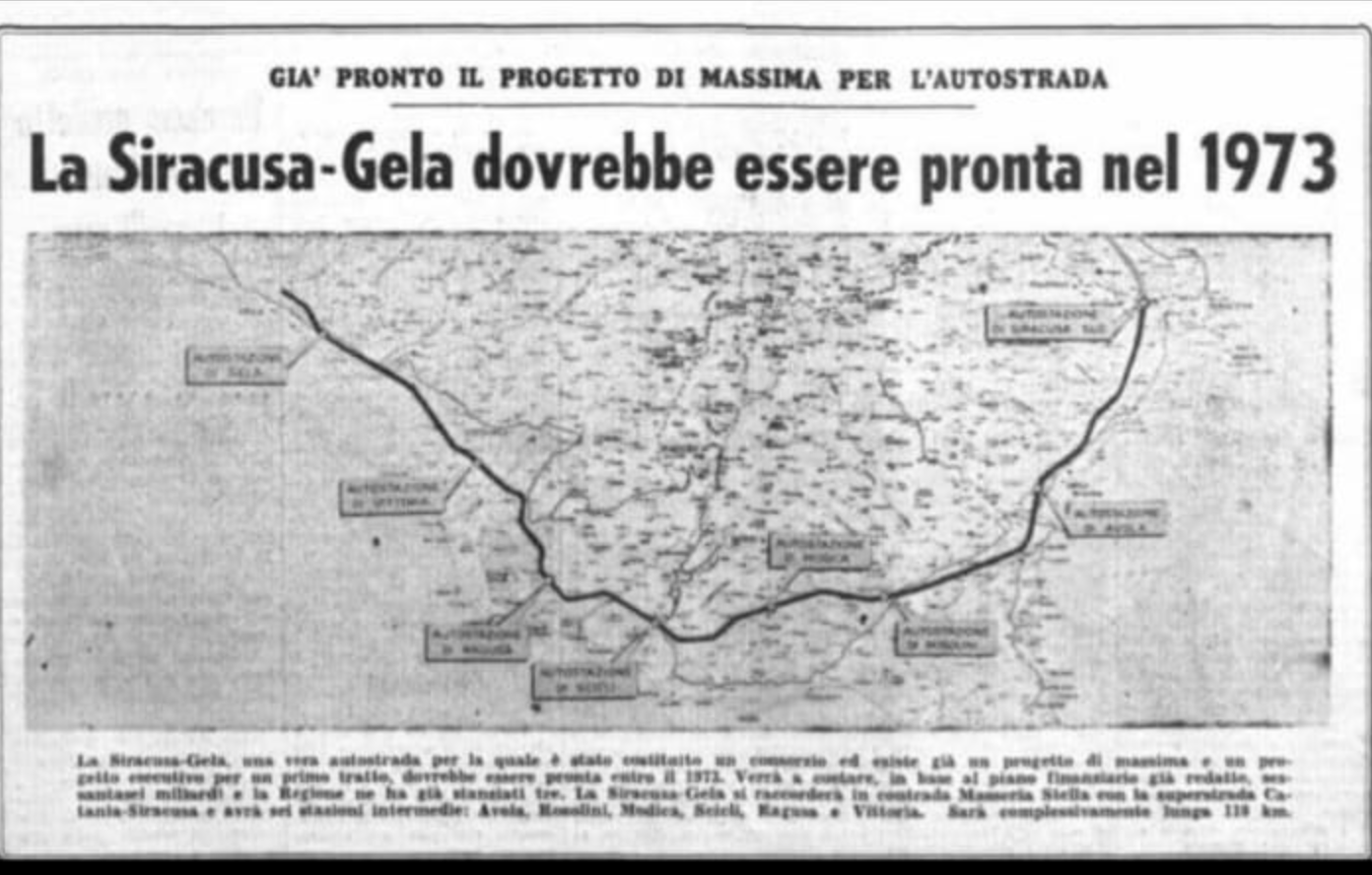 Siracusa - Gela, 50 anni di storia della Sicilia tra ritardi e promesse
