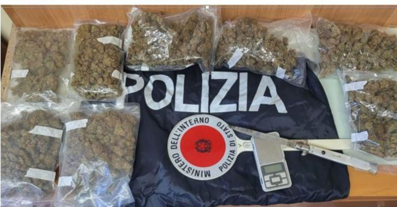 Tropea, in casa nascondeva 800 grammi di marijuana: arrestato