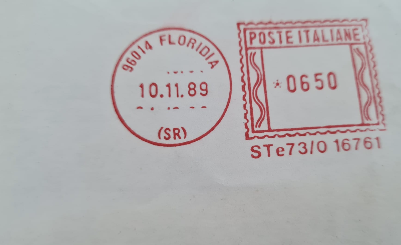 Lettera lumaca recapitata a Floridia 33 anni dopo: era stata spedita nell'89