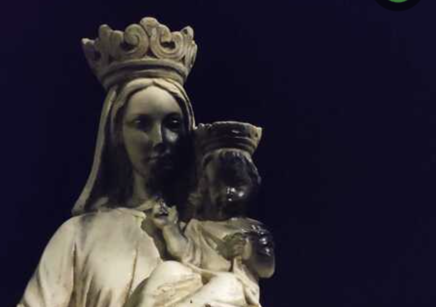 Ribera, imbrattata la statua della Madonna nella notte di Halloween