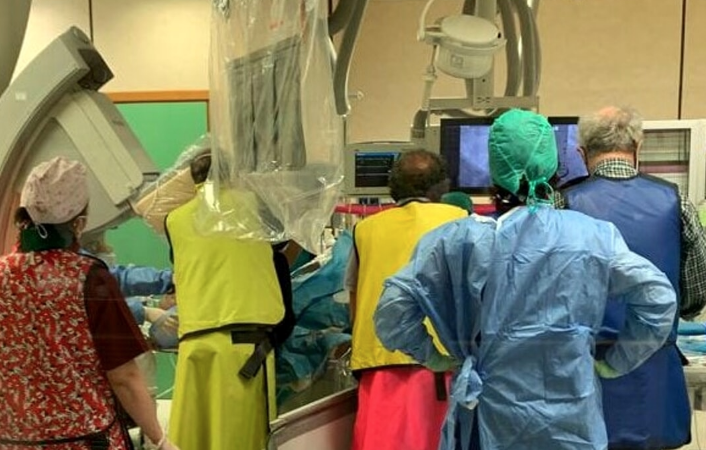 Stenosi aortica, nuova tecnica innovativa al Policlinico di Palermo