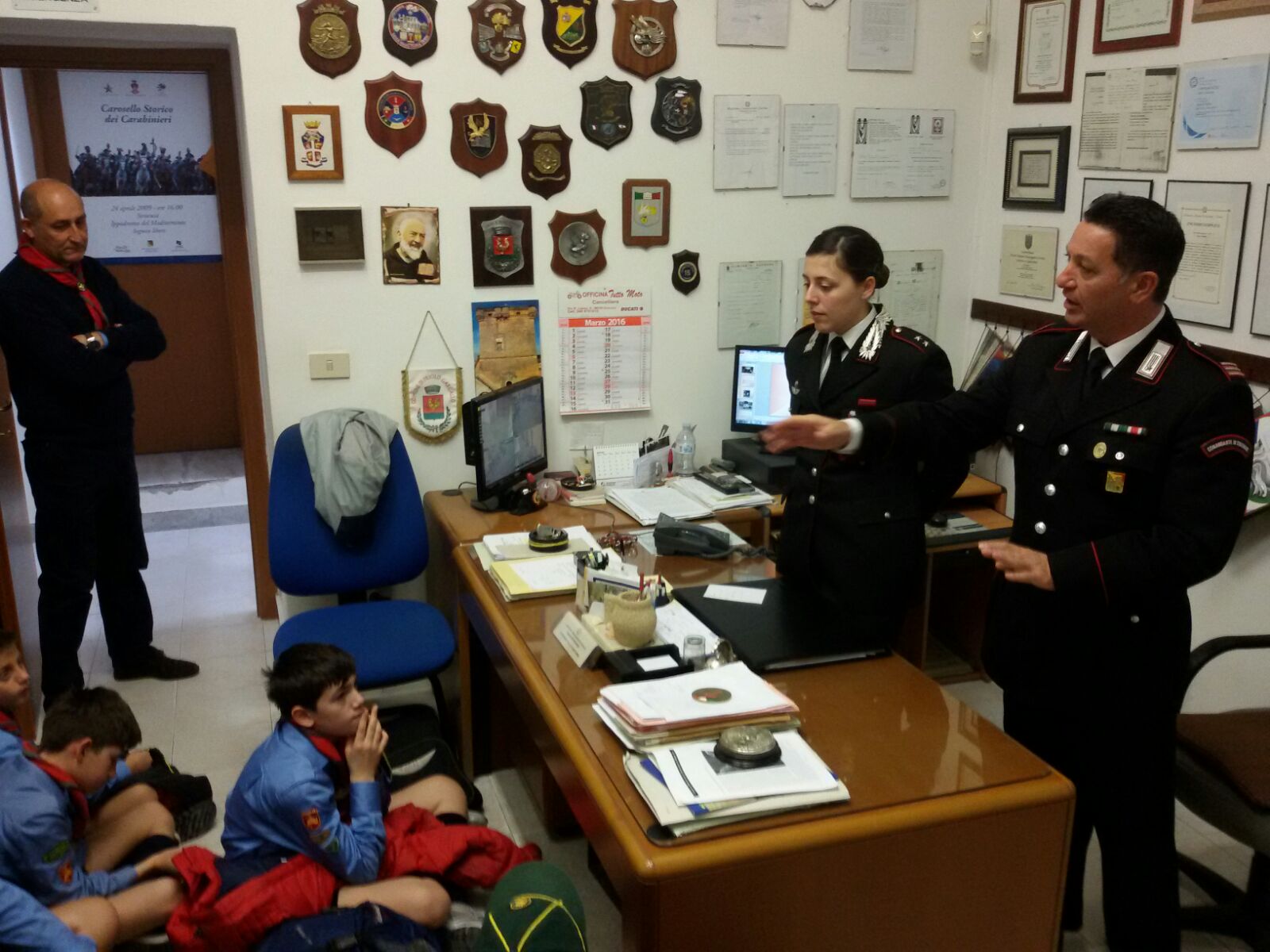 Siracusa, gruppo Scout incontra i carabinieri di Ortigia