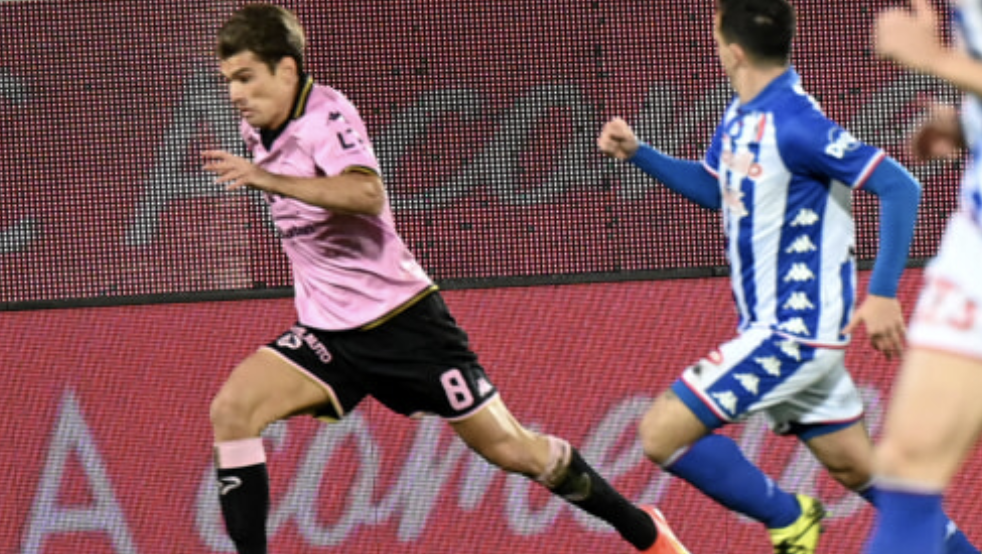 Neppure il maltempo frena il Palermo: un gol di Marconi manda il Bari Ko