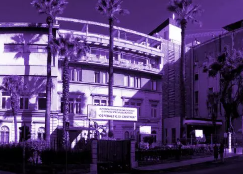 Giornata mondiale dell'Epilessia, l'ospedale dei Bambini di Palermo si illumina di viola